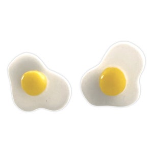 Sunny Side Up Egg Earrings