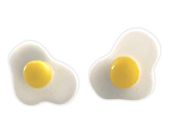 Sunny Side Up Egg Earrings