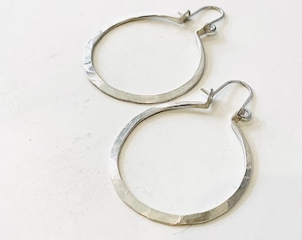 CLASSIC HOOPS- Silver