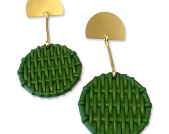 Grass is Greener Earrings