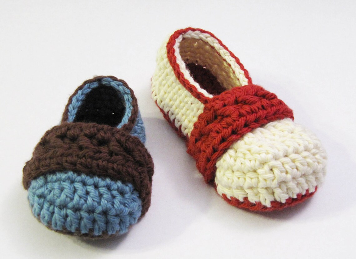Strapping Boy Booties CROCHET PATTERN Instant Download Baby Etsy