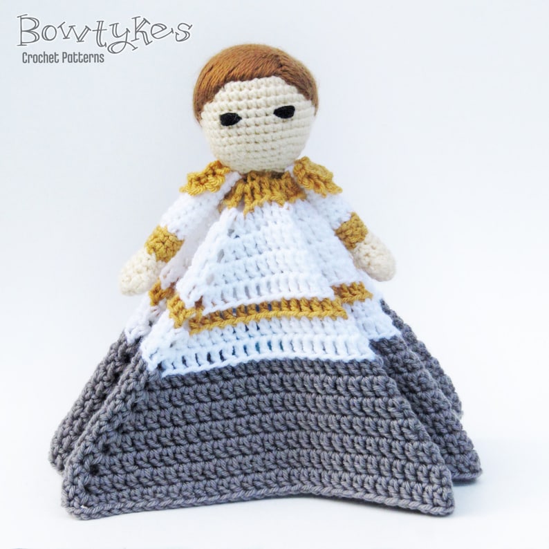 Prince Lovey CROCHET PATTERN instant download blankey, blankie, security blanket image 3