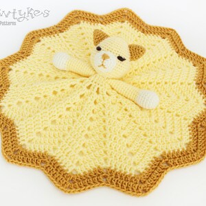 Kitty Cat Lovey CROCHET PATTERN instant download blankey, blankie, security blanket image 4