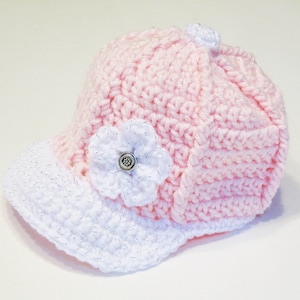 Tuto bonnet, casquette avec visière au crochet 