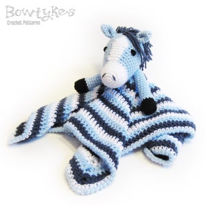 Horse Lovey CROCHET PATTERN instant download - blankey, blankie, security blanket