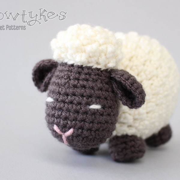 Argo the Amigurumi Sheep CROCHET PATTERN instant download - lamb