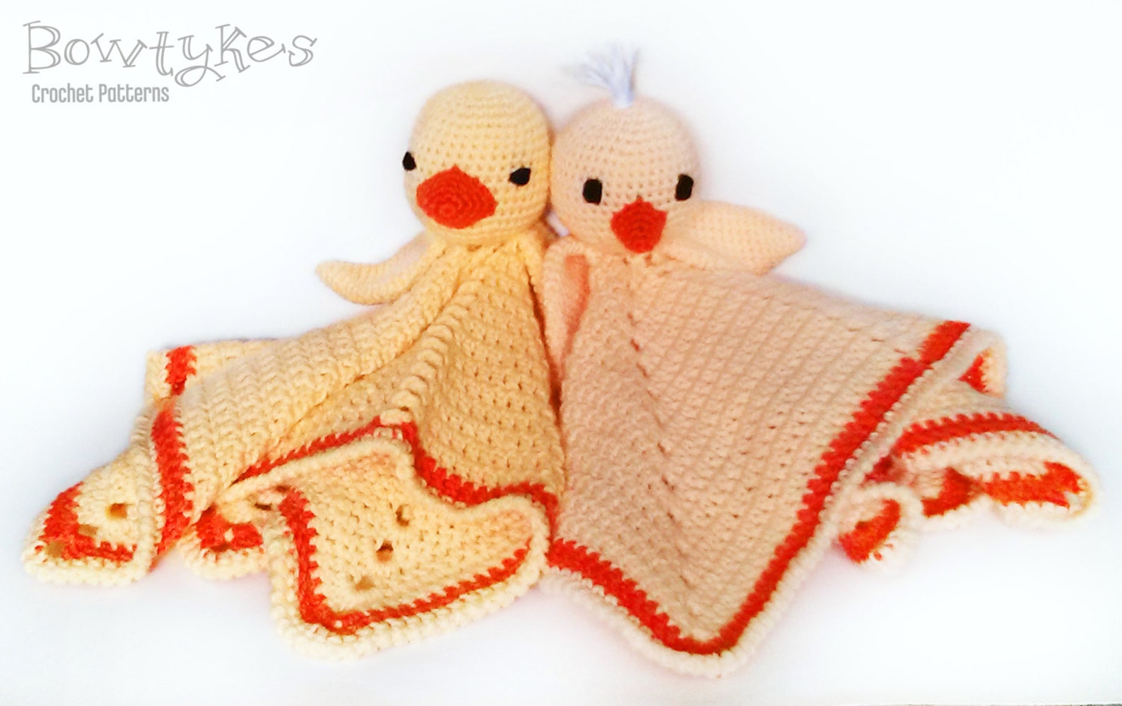 Chick and Duck Lovey CROCHET PATTERN instant download Etsy