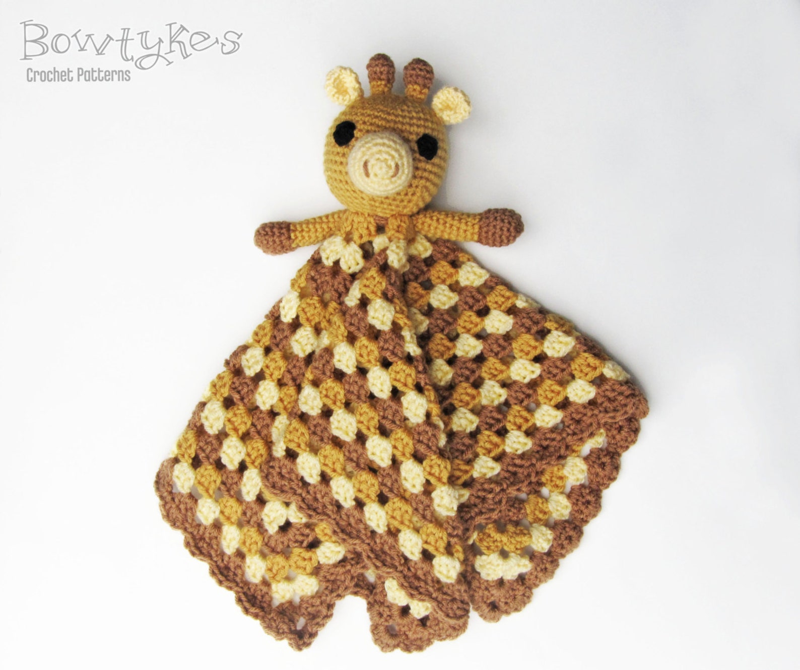 Giraffe Lovey CROCHET PATTERN Instant Download Blankey Etsy