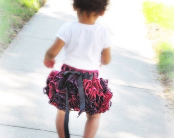 Ballerina Ruffle Skirt  CROCHET PATTERN instant download - bum tutu