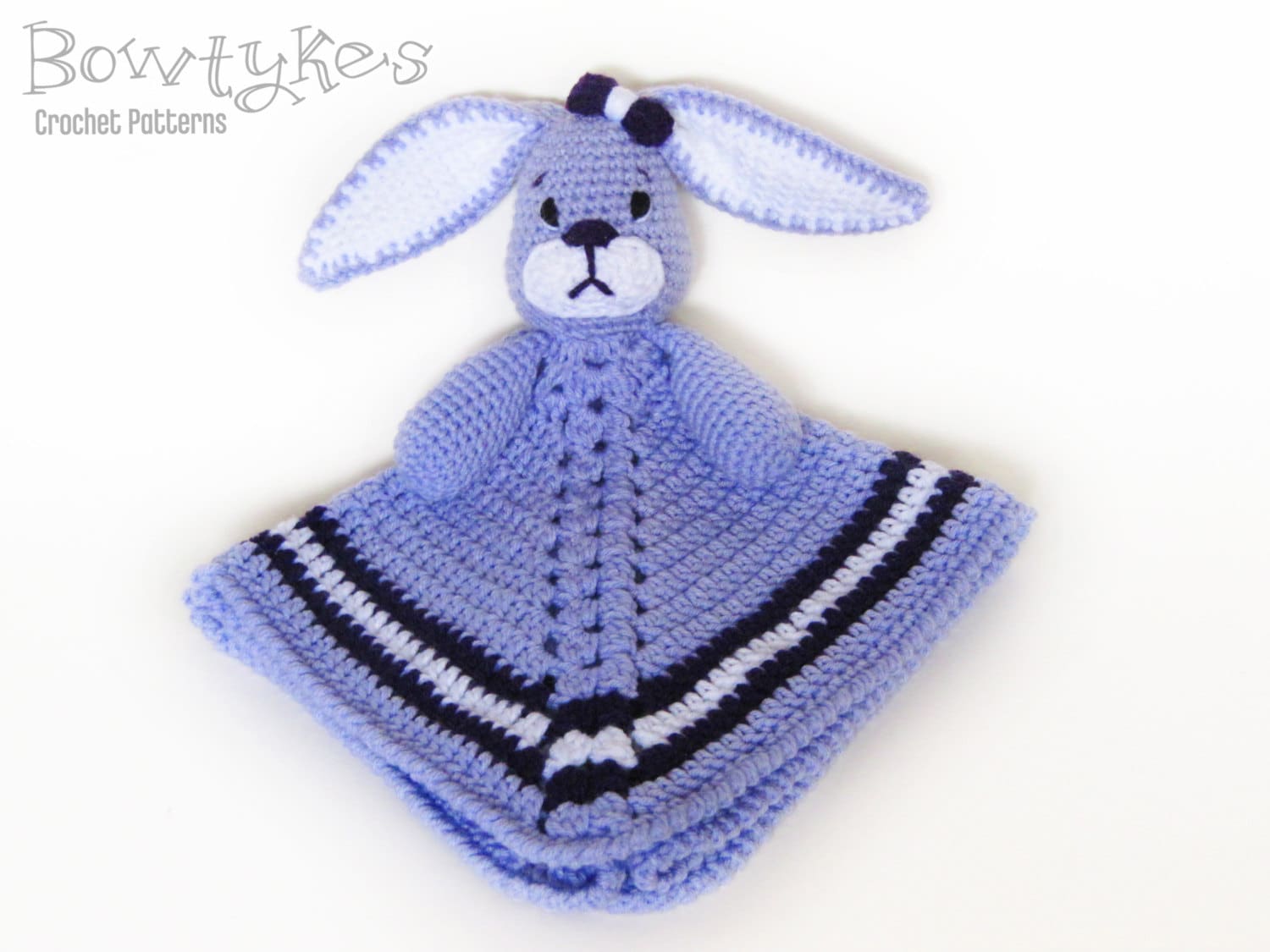 Baby Bunny Lovey CROCHET PATTERN Instant Download - Blankey, Blankie ...
