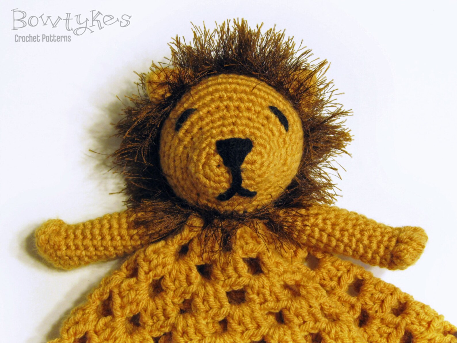 Lion Lovey CROCHET PATTERN Instant Download Blankey Etsy