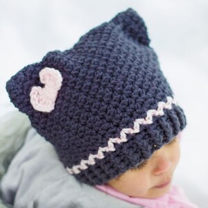 Fast Cat Hat CROCHET PATTERN instant download beanie image 2