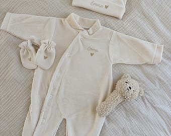 Ensemble pyjama naissance personnalisé - ma première tenue