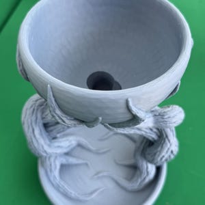 Vine Design Indoor Planter with Drainage Basin – Small Plant Pot