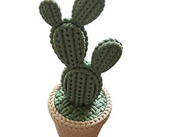 Gebreide 3D-cactushouder