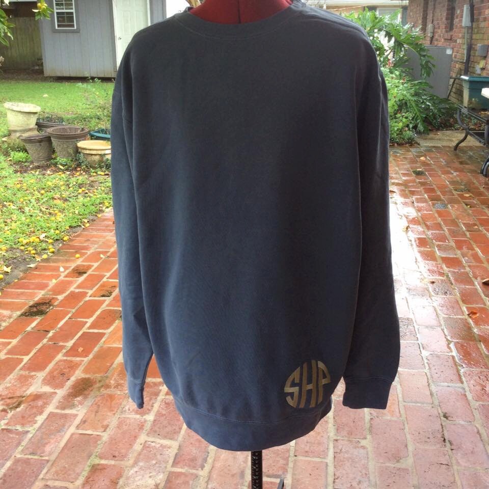 Monogram Comfort Colors Oversized 