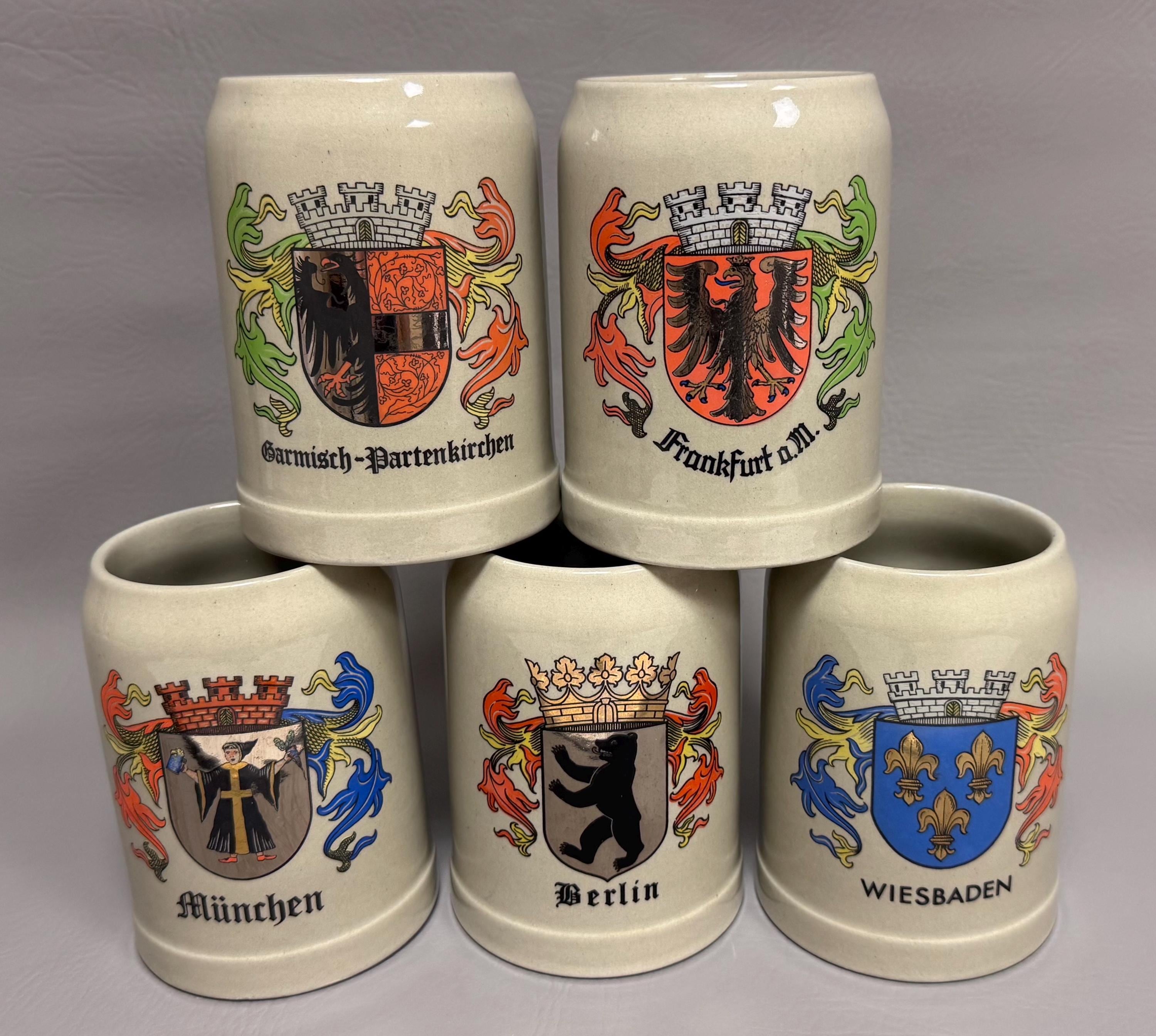 Frankfurt beer stein - Etsy 日本
