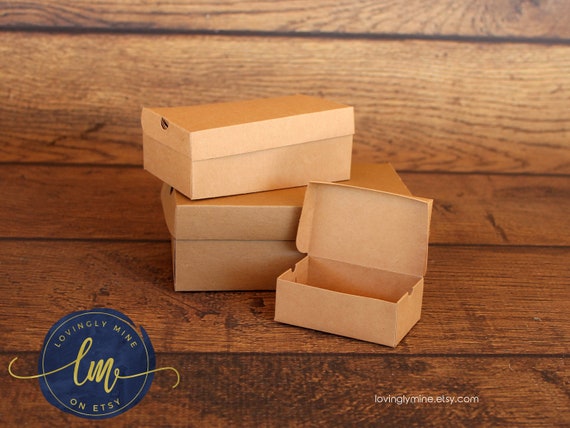 Small Kraft Gift Boxes Wedding Favours Party Confectionary Empty Box Rustic  DIY