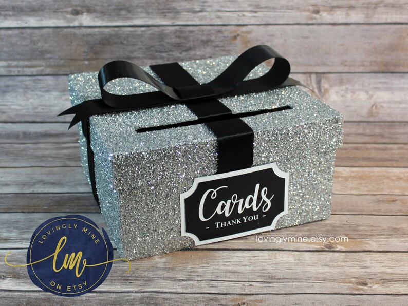 Black And Silver Gift Box / Luxury Folding Small Black Gift Boxes with magnetic ... - Black and silver gift box.