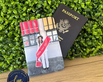 Custom Passport Holders, Personalized with Photos, Portraits, Selfies, Travel, Custom Gifts, Birthday Gifts, Graduation Gifts