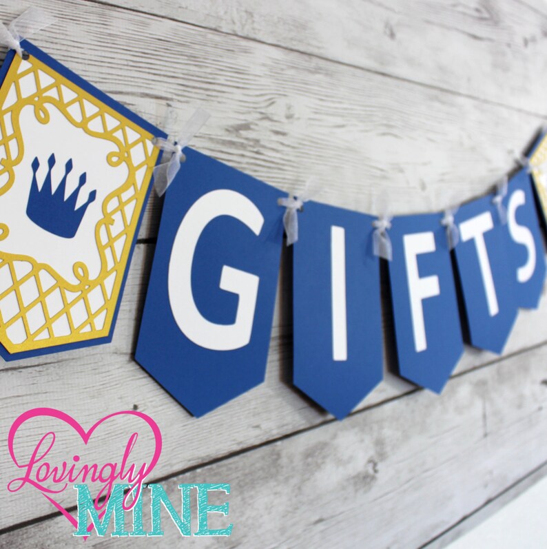 Little Prince Baby Shower Gifts Table Banner Royal Baby Shower Little King Little Princess Birthday Party Gift Table Sign