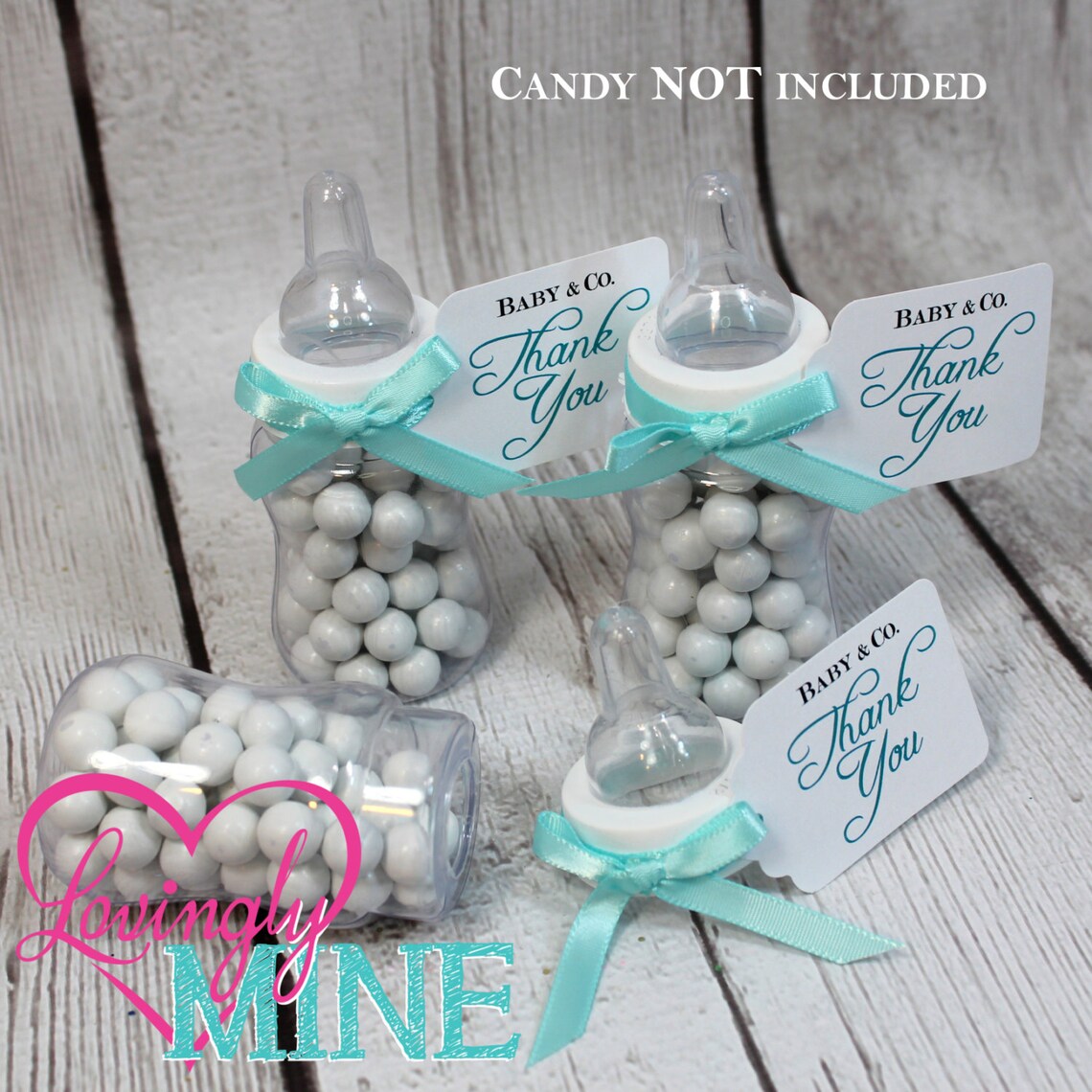 Baby Shower Favors Baby Bottles Set of 12 Etsy