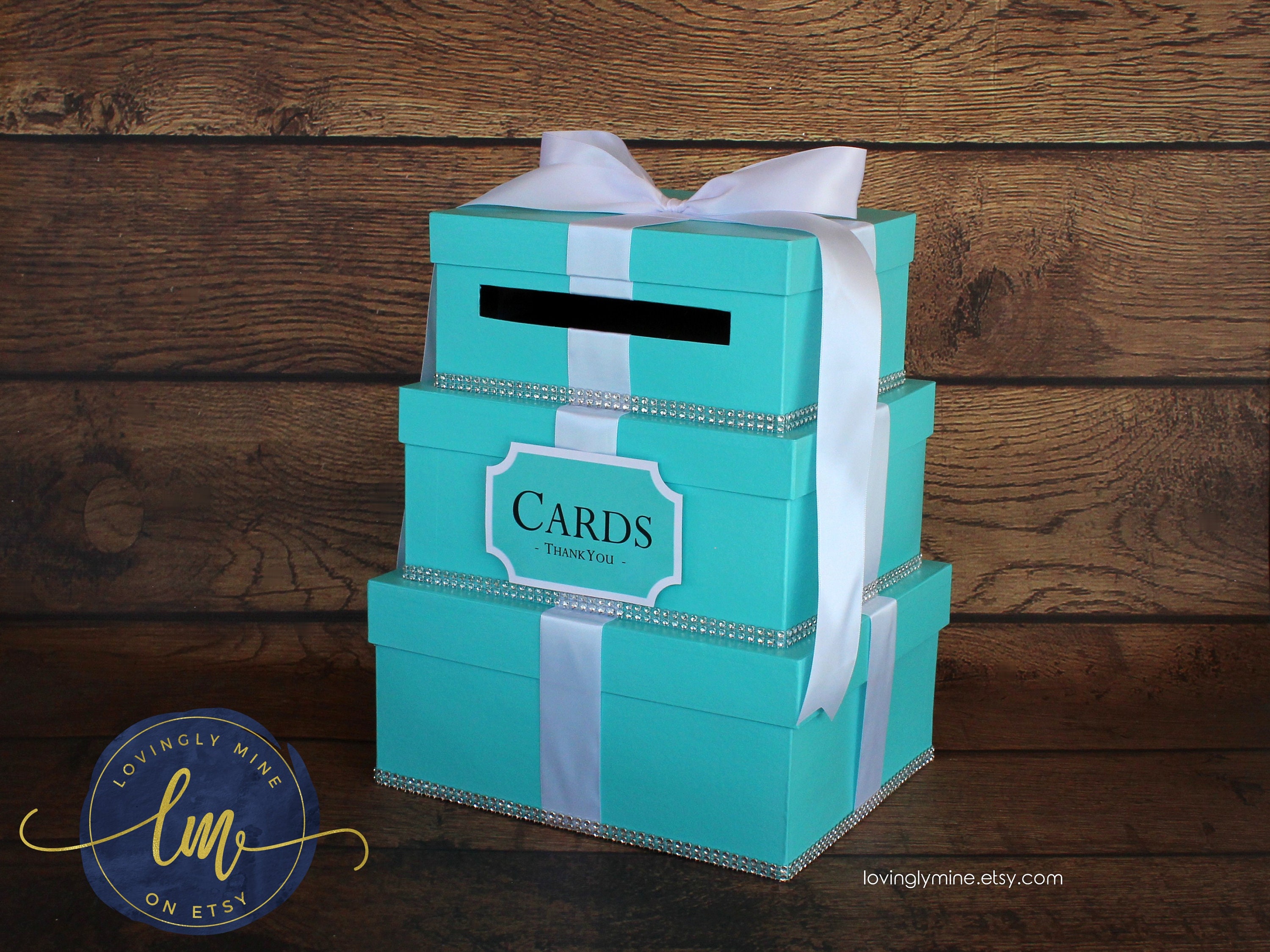 Card Holder Box 3 Tier Box Gift Money Box With Card Sign in Etsy