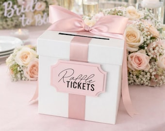 Mini Cards Box 7 inches Square Box in Light Baby Blue and Light Yellow, Baby Shower Bridal, Birthday, Advise Box, Game Box, Raffle Box