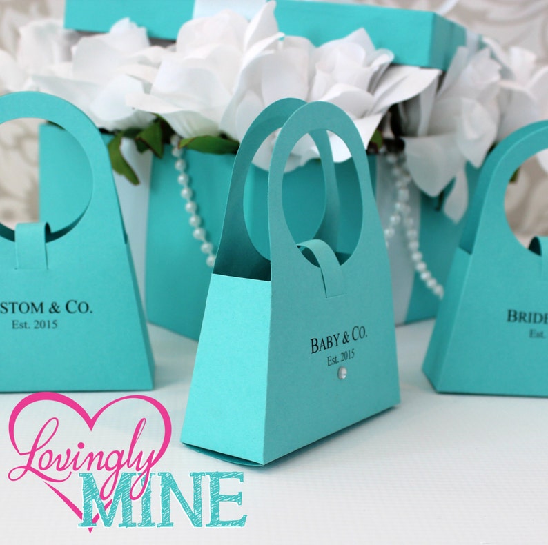 Purse Shaped Favor Bags Set of 12 Assembly Required Etsy