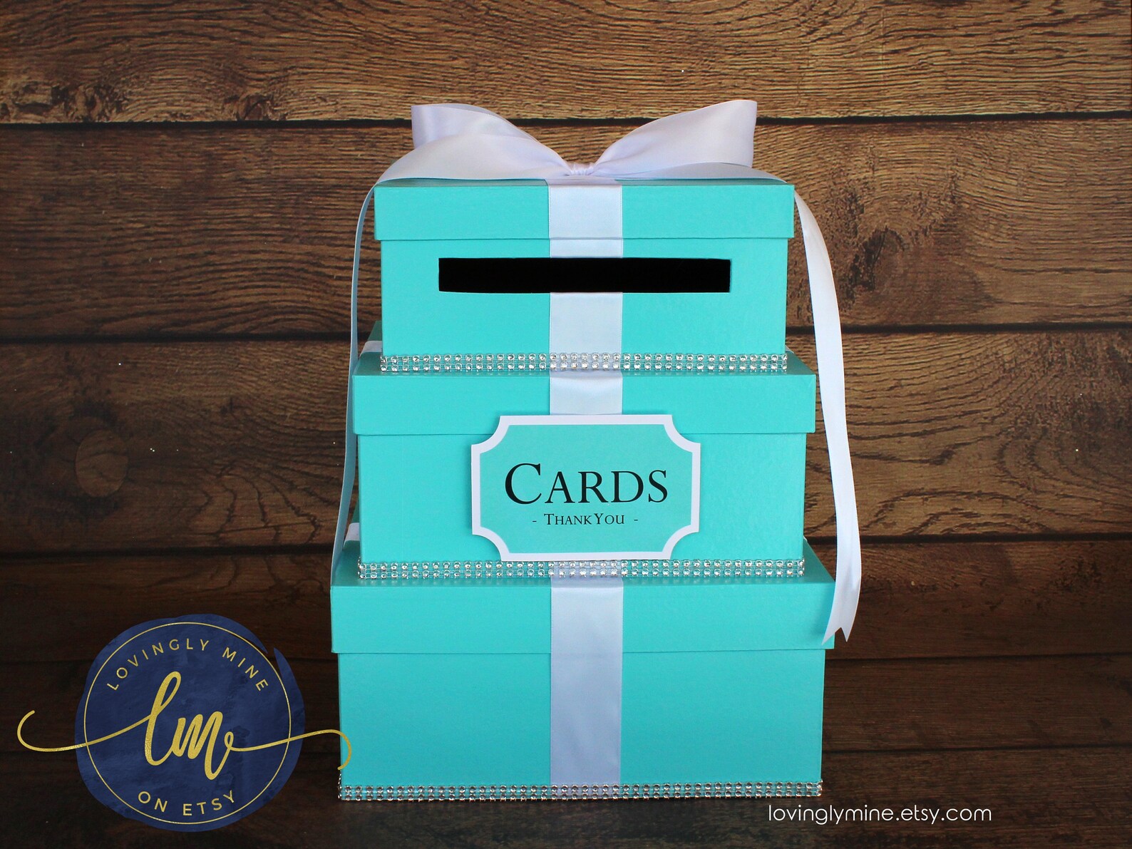 Card Holder Box 3 Tier Box Gift Money Box With Card Sign in Etsy