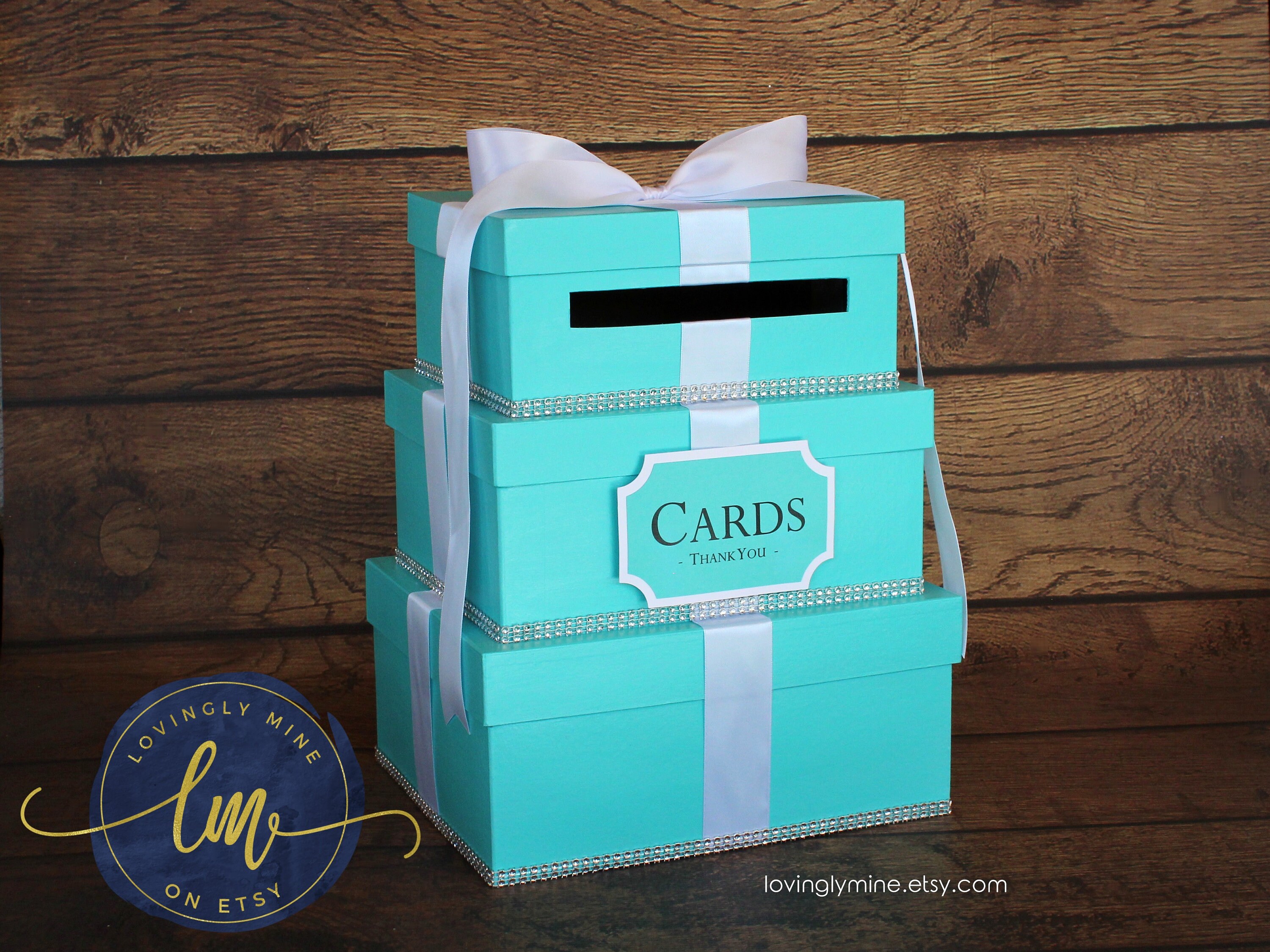 Card Holder Box 3 Tier Box Gift Money Box With Card Sign in Etsy