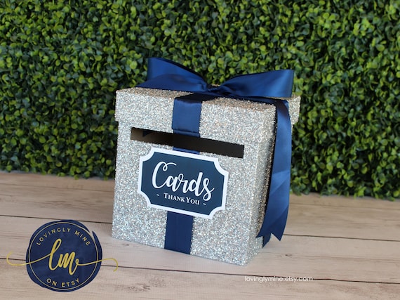 Happy Birthday Currency Enclosure - Navy Happy Birthday Currency Enclosure - Navy