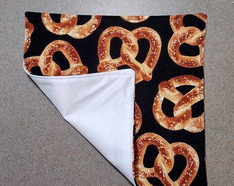Pretzel Handkerchief with microfiber silk cleaning cloth.