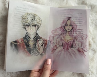 Ein gebrochenes Herz inspirierte Buchseiten-Overlays Eva Jacks