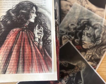 Alchemist inspirierte Buchseiten Overlays Set von vier