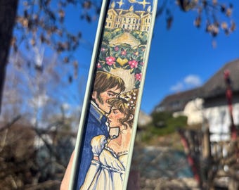 Pride and Prejudice Hand-Painted Book Fore-Edge Made to order