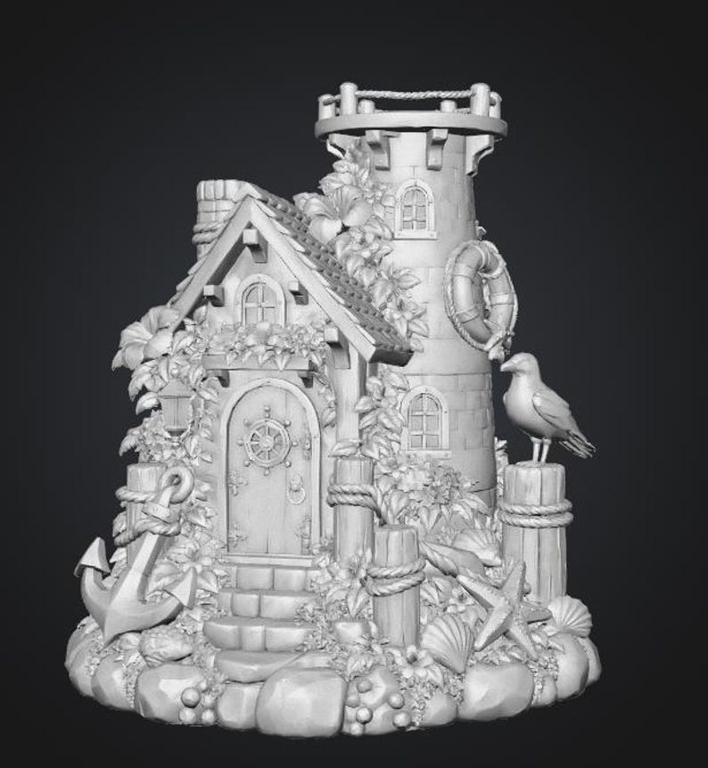 Led Stl File Coastal Lighthouse LED Light Holder STL File - Etsy.de