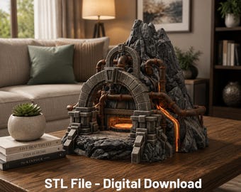 Dwarven Lava Forge STL File for 3D Print
