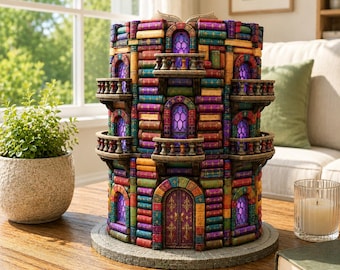 Enchanted Library Tower STL File for 3D Print