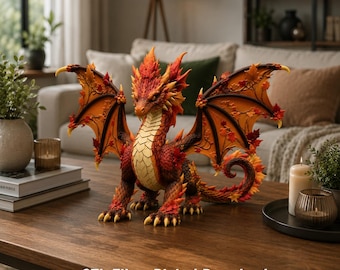 Höst Ember Dragon STL-fil för 3D-utskrift
