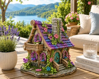 Enchanted Bloom Cottage STL File for 3D Printing