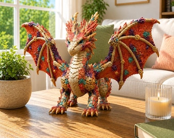 Coral Reef Dragon STL File for 3D Print