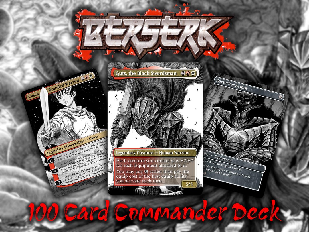 guts mtg card the black Swordman by Darkillie on DeviantArt Berserk - Guts 100 Card