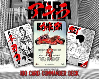 Akira 100 Card Proxy Commander EDH Deck - Manga/Anime Custom deck
