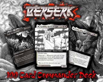 Berserk - Griffith 100 Card Proxy Commander EDH Deck - Manga/Anime Custom deck