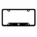 BMW License Plate Frame with Roundel Emblem | Matte Black Metal product logo