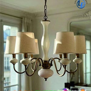 Luxury Modern Chandelier Lighting Fixture | Kitchen Island Pendant Light | Farmhouse Modern Chandelier | Dining Room Hanging Light Fixture