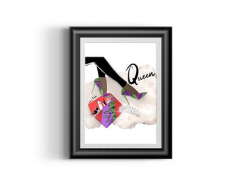 Queen S Shoes Iii Fashion Sketch African Fashion Etsy