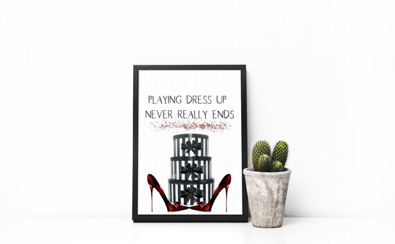 Luxury Shoes Wall Print Shoe Box Print Funny Quote Print Etsy