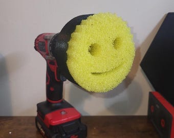 DrillDaddy - ScrubDaddy Drill Attachment (Works with other brands)